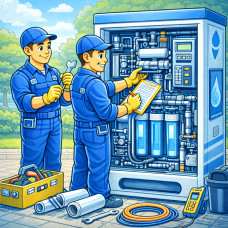 Сервис оборудования для продажи воды